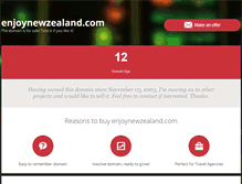 Tablet Screenshot of enjoynewzealand.com